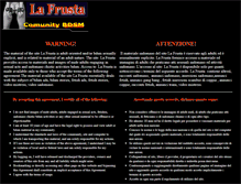 Tablet Screenshot of lafrusta.org